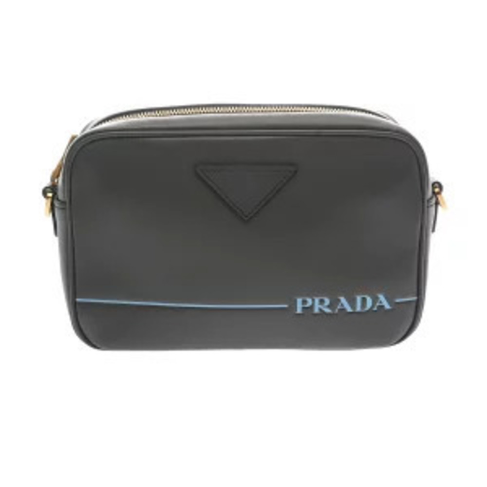 Prada Camera Bag Gray City Calf Shoulder